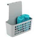 Koszyk na drzwi do kuchni łazienki szafki na gąbki kuchenne plastikowy szary 23.5x10x24cm EXCELLENT HOUSEWARE 810105-S