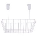Koszyk na drzwi do kuchni łazienki szafki na gąbki metalowy biały 28cm STORAGE SOLUTIONS 810111-B