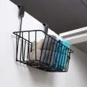 Koszyk na drzwi do kuchni łazienki szafki na gąbki metalowy czarny 28cm STORAGE SOLUTIONS 810111-C