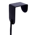 Koszyk na drzwi do kuchni łazienki szafki na gąbki metalowy czarny 28cm STORAGE SOLUTIONS 810111-C