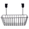 Koszyk na drzwi do kuchni łazienki szafki na gąbki metalowy czarny 28cm STORAGE SOLUTIONS 810111-C