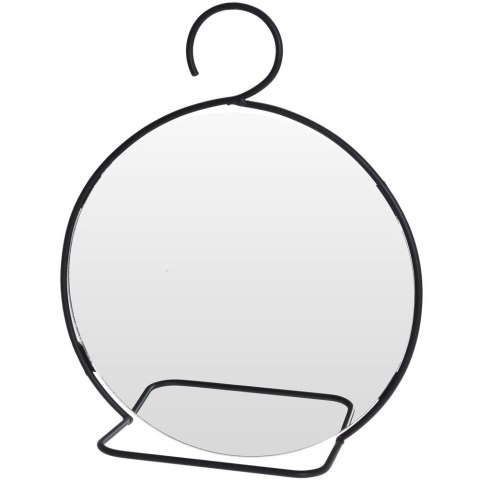 Lustro ścienne na ścianę czarne okrągłe 26cm HOME STYLING COLLECTION 510206-O