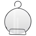 Lustro ścienne na ścianę czarne okrągłe 26cm HOME STYLING COLLECTION 510206-O