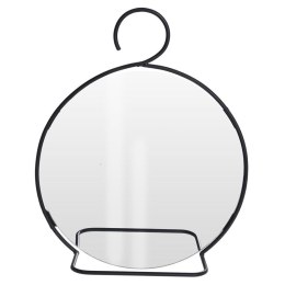 Lustro ścienne na ścianę czarne okrągłe 26cm HOME STYLING COLLECTION 510206-O