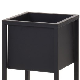 Osłonka na doniczkę na stojaku metalowa czarna 50cm HOME STYLING COLLECTION 330223