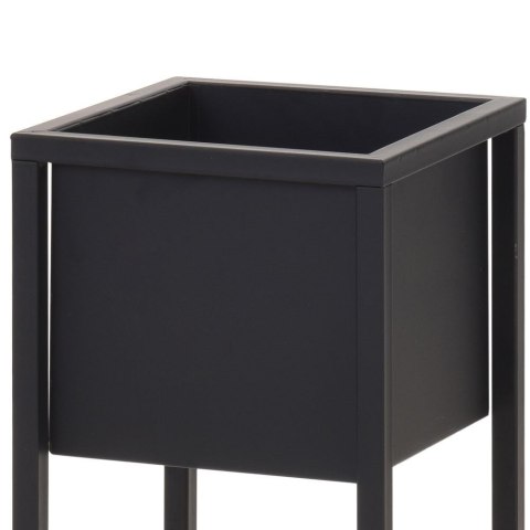 Osłonka na doniczkę na stojaku metalowa czarna 50cm HOME STYLING COLLECTION 330223