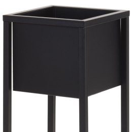 Osłonka na doniczkę na stojaku metalowa czarna 60cm HOME STYLING COLLECTION 330224