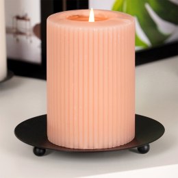 Podstawka pod świece metalowa czarna 12cm HOME STYLING COLLECTION 841862