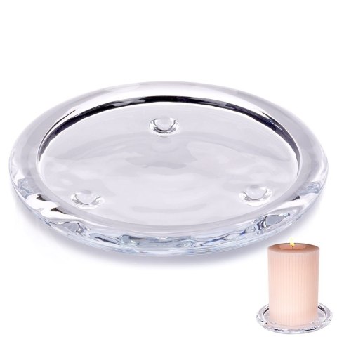 Podstawka pod świece szklana 10cm HOME STYLING COLLECTION 840908