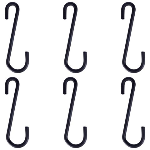 Półka kuchenna do kuchni metalowa z wieszakami organizer 41x12x25.5cm VILDE 229080