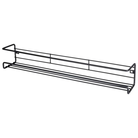 Półka na przyprawy kuchenna organizer metalowa czarna VILDE 229057