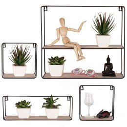 Półka ścienna na ścianę metalowa HOME STYLING COLLECTION 530801