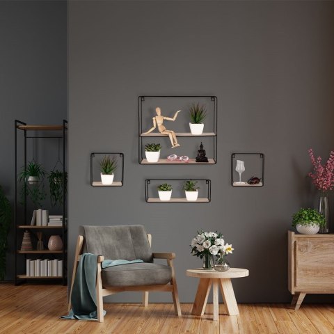 Półka ścienna na ścianę metalowa HOME STYLING COLLECTION 530801
