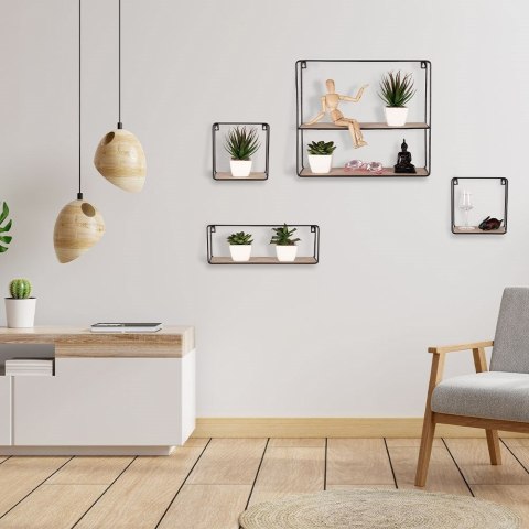 Półka ścienna na ścianę metalowa HOME STYLING COLLECTION 530801
