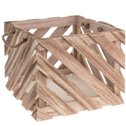 Skrzynka do przechowywania skrzynia pojemnik drewniana 37x37x25.5cm HOME STYLING COLLECTION 312362-D