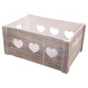 Skrzynka do przechowywania skrzynia pojemnik organizer drewniana 31x21x14cm ORION 731027