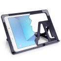 Stojak na tablet tableta czarny uchwyt regulowany 25x18x2cm VILDE 229076
