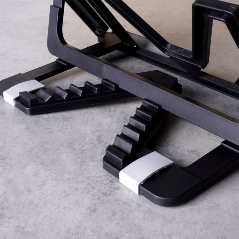 Stojak na tablet tableta czarny uchwyt regulowany 25x18x2cm VILDE 229076