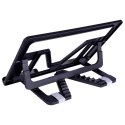 Stojak na tablet tableta czarny uchwyt regulowany 25x18x2cm VILDE 229076