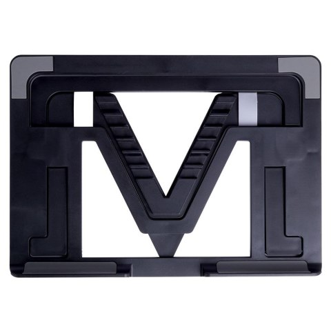 Stojak na tablet tableta czarny uchwyt regulowany 25x18x2cm VILDE 229076