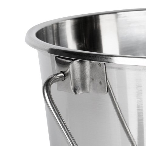Wiadro do żywności na żywność stalowe nierdzewne 12L ORION 720137