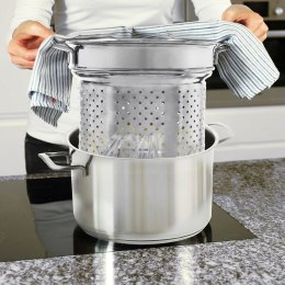 Wkład do garnka do gotowania makaronu stalowy 24cm 8L ANETT ORION 124480