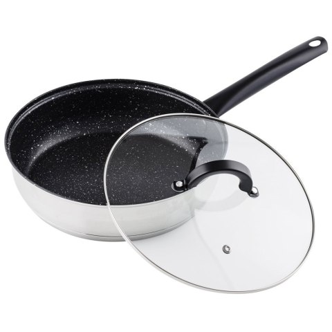 Zestaw garnków garnki stalowe komplet 12 elementów VILDE 199017