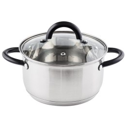 Zestaw garnków garnki stalowe komplet 6 elementów VILDE 199018