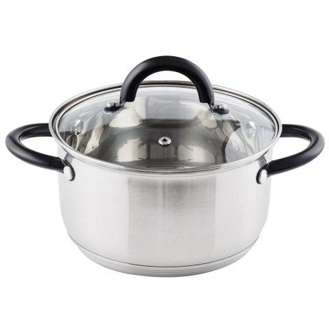 Zestaw garnków garnki stalowe komplet 6 elementów VILDE 199018