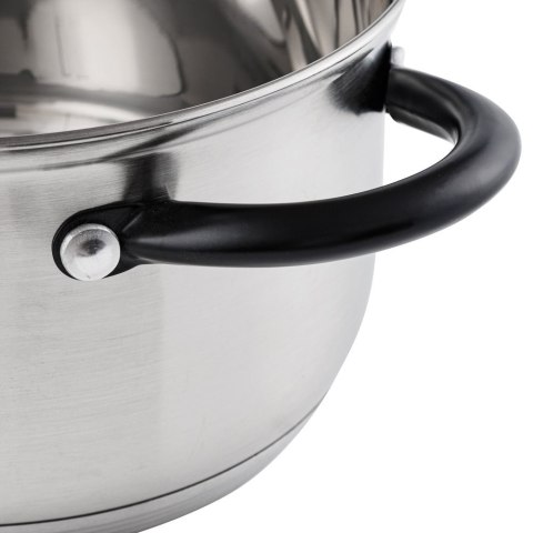 Zestaw garnków garnki stalowe komplet 6 elementów VILDE 199018