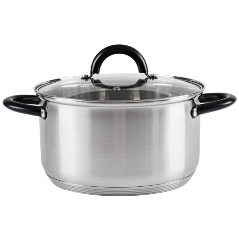 Zestaw garnków garnki stalowe komplet 6 elementów VILDE 199018