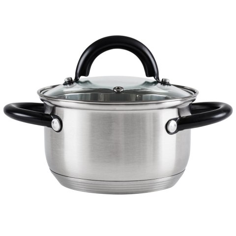 Zestaw garnków garnki stalowe komplet 6 elementów VILDE 199018