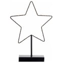 Gwiazda gwiazdka świecąca metalowa czarna 30 LED 34cm HOME STYLING COLLECTION 839081