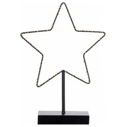 Gwiazda gwiazdka świecąca metalowa czarna 30 LED 34cm HOME STYLING COLLECTION 839081