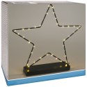 Gwiazda gwiazdka świecąca metalowa czarna 40 LED 40cm HOME STYLING COLLECTION 839071