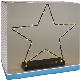 Gwiazda gwiazdka świecąca metalowa czarna 40 LED 40cm HOME STYLING COLLECTION 839071
