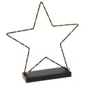 Gwiazda gwiazdka świecąca metalowa czarna 40 LED 40cm HOME STYLING COLLECTION 839071