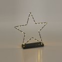 Gwiazda gwiazdka świecąca metalowa czarna 40 LED 40cm HOME STYLING COLLECTION 839071