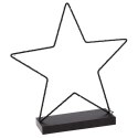 Gwiazda gwiazdka świecąca metalowa czarna 40 LED 40cm HOME STYLING COLLECTION 839071