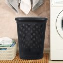 Kosz na pranie plastikowy czarny 60L BATHROOM SOLUTIONS 569367