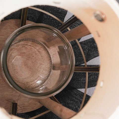 Lampion na świeczkę drewniany czarny 22cm HOME STYLING COLLECTION 569266