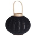 Lampion na świeczkę drewniany czarny 22cm HOME STYLING COLLECTION 569266
