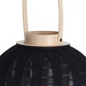 Lampion na świeczkę drewniany czarny 22cm HOME STYLING COLLECTION 569266