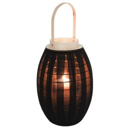 Lampion na świeczkę drewniany czarny 39.5cm HOME STYLING COLLECTION 569268