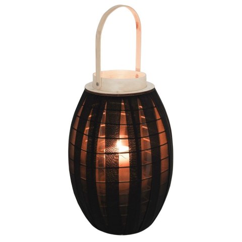Lampion na świeczkę drewniany czarny 39.5cm HOME STYLING COLLECTION 569268