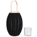 Lampion na świeczkę drewniany czarny 39.5cm HOME STYLING COLLECTION 569268