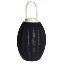 Lampion na świeczkę drewniany czarny 39.5cm HOME STYLING COLLECTION 569268