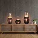 Lampion na świeczkę drewniany czarny 39.5cm HOME STYLING COLLECTION 569268