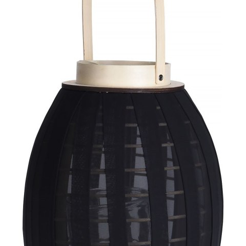 Lampion na świeczkę drewniany czarny 39.5cm HOME STYLING COLLECTION 569268