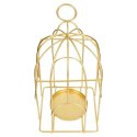 Lampion na świeczkę metalowy złoty 25cm HOME STYLING COLLECTION 569477